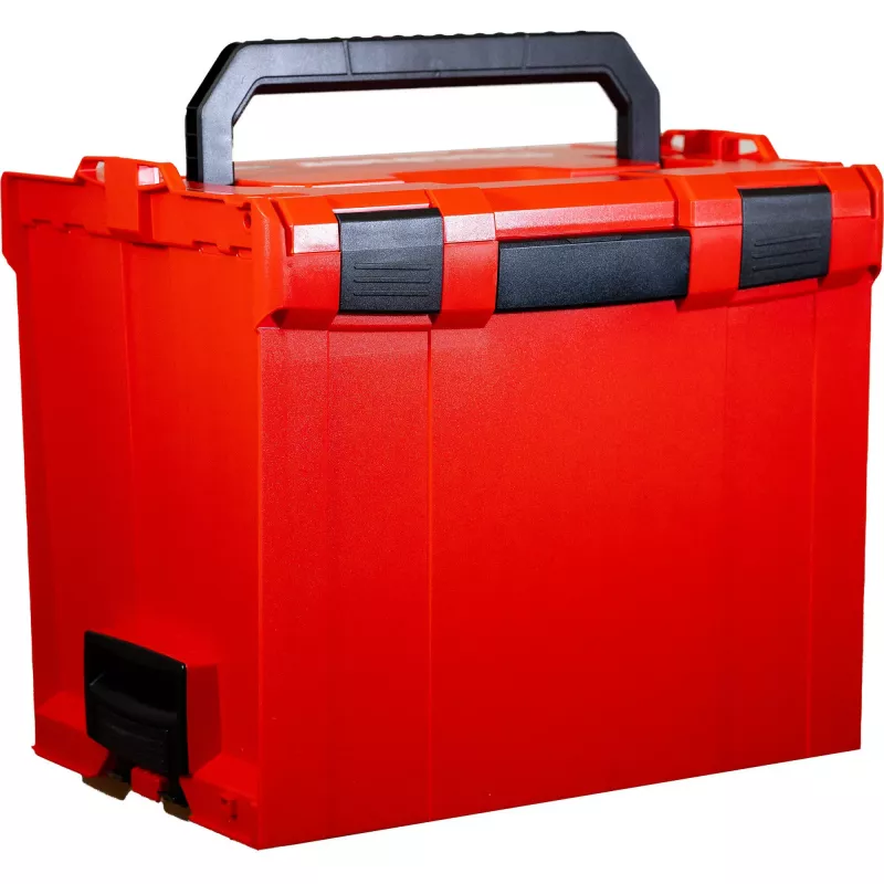 FISCHER L-BOXX FLB 374 lege gereedschapskist, rood/zwart