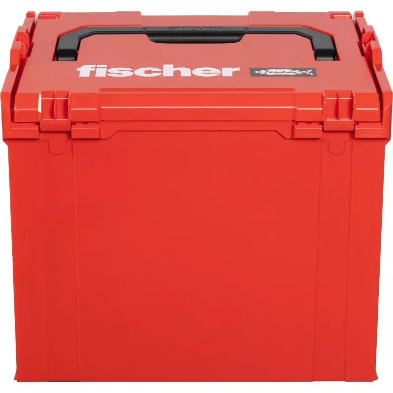FISCHER L-BOXX FLB 374 lege gereedschapskist, rood/zwart
