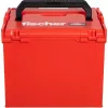 FISCHER L-BOXX FLB 374 lege gereedschapskist, rood/zwart