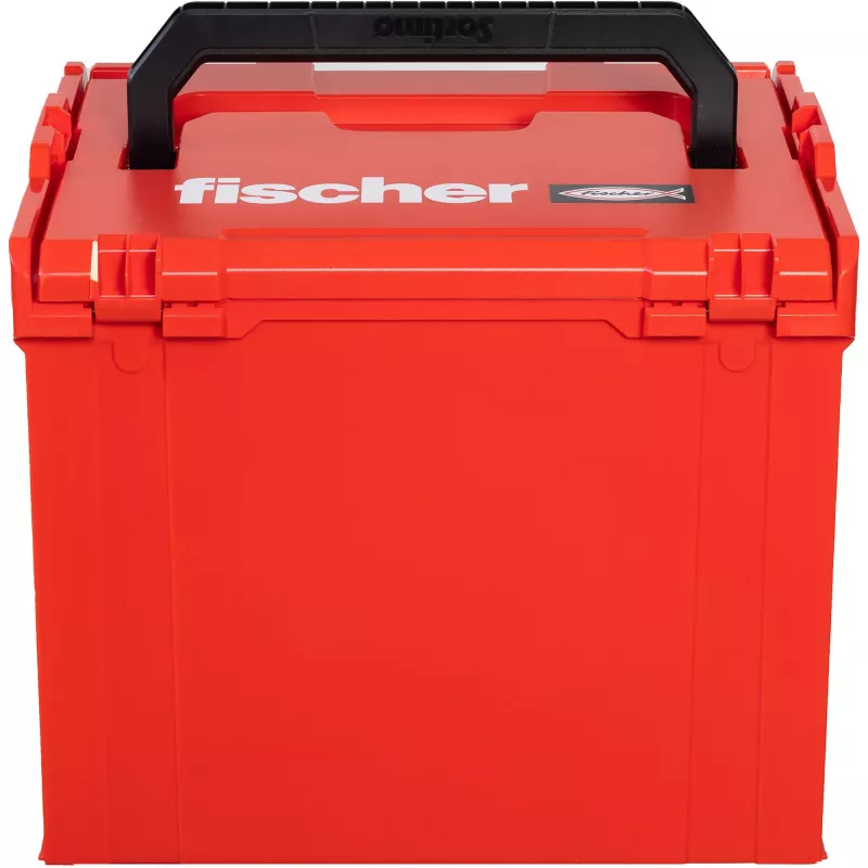 FISCHER L-BOXX FLB 374 lege gereedschapskist, rood/zwart