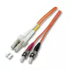 EFB-Elektronik Duplex Jumper LC-ST 50/125µ OM2 LSZH Oranje 2,0mm 3m