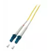 EFB-Elektronik ECOFIBER Simplex LC-LC Singlemode glasvezel-patchkabel, G.657.A2, 0,5 m, 2,0 mm, geel, 9/125 µm
