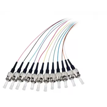 EFB Elektronik Fibre Pigtail ST-II 9/125 OS2 12-kleurenset 2m