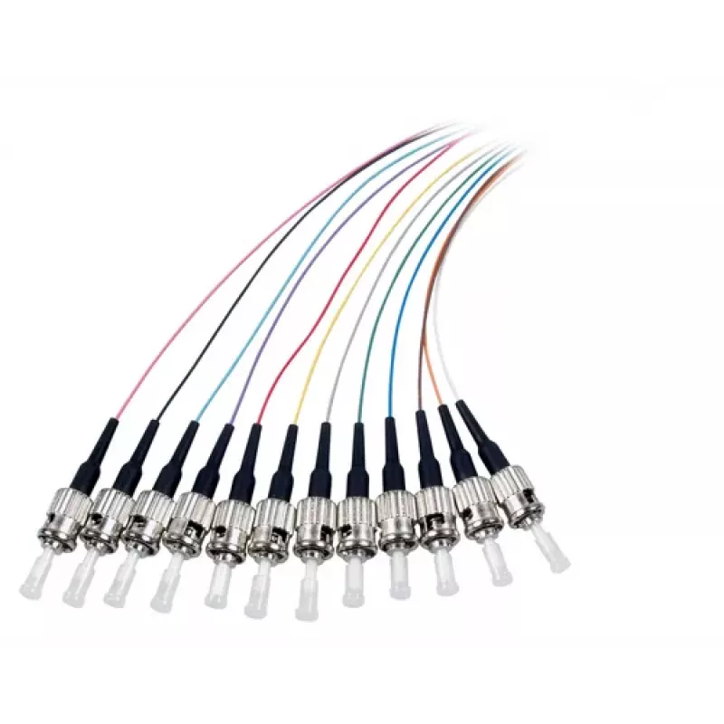 EFB Elektronik Fibre Pigtail ST-II 9/125 OS2 12-kleurenset 2m