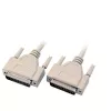 EFB-Elektronik serieel datakabel 1:1, 2x D-Sub 25 male-male, 2,0m, beige