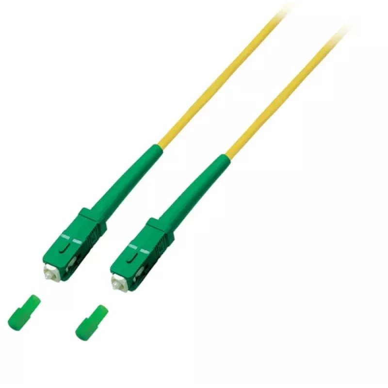 EFB Elektronik netwerkkabel SC/APC singlemode (M) 2m duplex OS2 LSZH geel