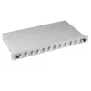 EFB Elektronik B71921L12 LC lasbox OS2 singlemode 12 pigtails / 6 koppelingen, blauw/grijs, metaal, 483 mm