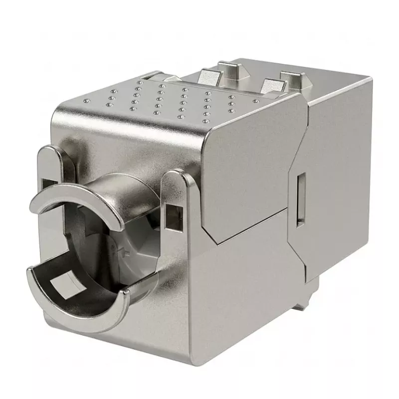 EFB RJ45 Keystone Slimline Cat.6A afgeschermd spuitgietzink 10GE