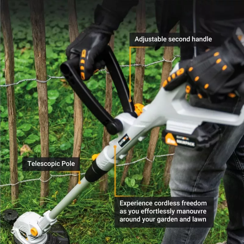 BATAVIA 18V accu-grastrimmer 250 mm 2-in-1 draad- en messtrimmer