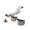 LogiLink KAB0064 flexibele verticale kabelorganizer, metaal, 72 cm, zilver