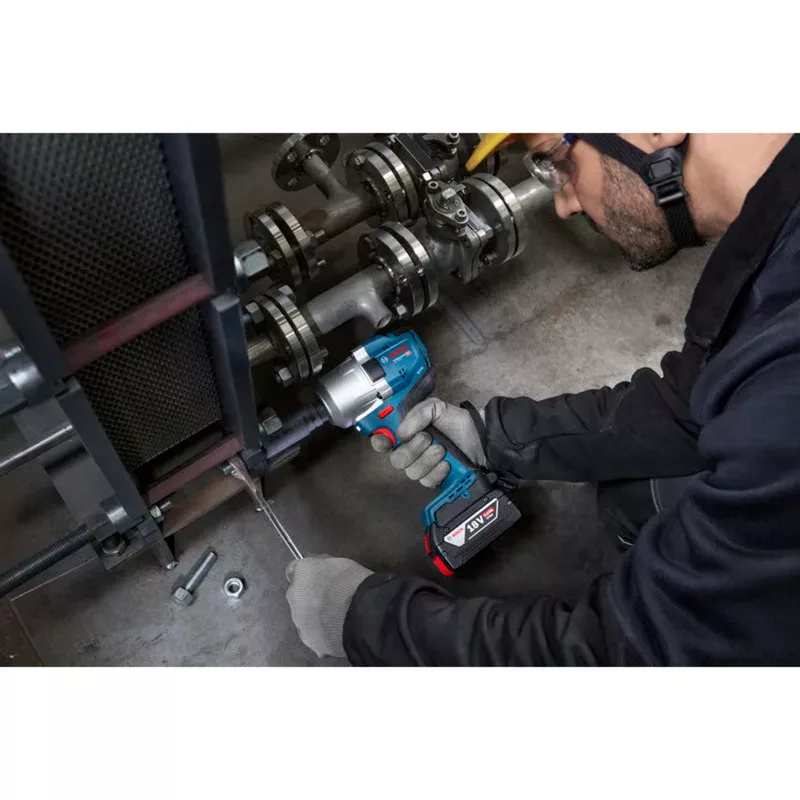 Bosch GDS 18V-780 Professional accu-slagschroevendraaier, blauw, machine (06019P4003)