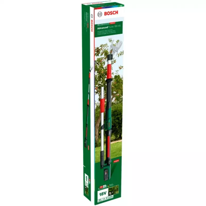 Bosch AdvancedPrune 18V-45 accu-takenschaar tot 45 mm met accu en oplader groen/zwart (06008C5000)