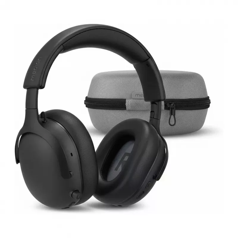 MEDION LIFE HX-1 Plus over-ear koptelefoon, ANC, zwart