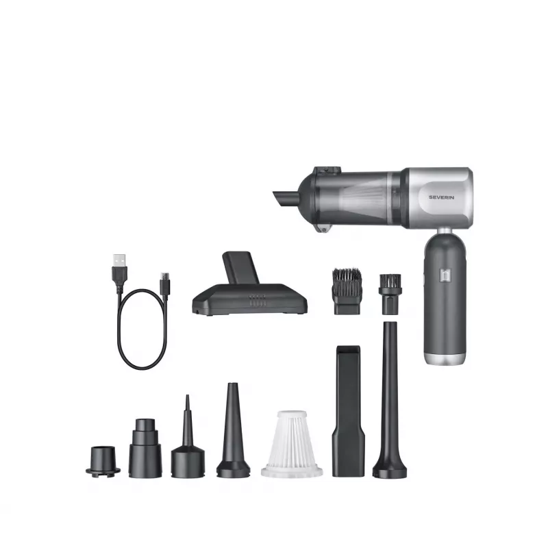 Severin HV 7135 S'Power Vac & Blow draadloze handstofzuiger, antraciet