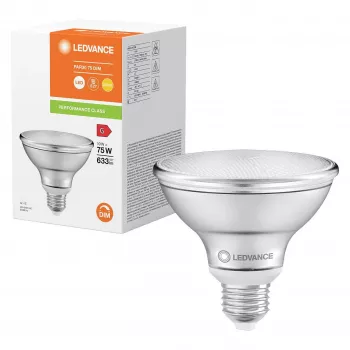 OSRAM PAR30 7,5W 75W-equivalent LED-reflectorlamp dimbaar 10W 633lm 2700K warm wit E27 36° stralingshoek