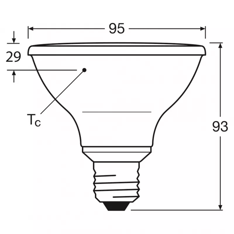 OSRAM PAR30 75 36 DIM 10W 927 E27 LED-reflectorlamp, dimbaar, 633 lm, 2700K