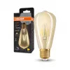 OSRAM LED-lamp 6,5W 725lm 2400K E27 dimbaar filament goud