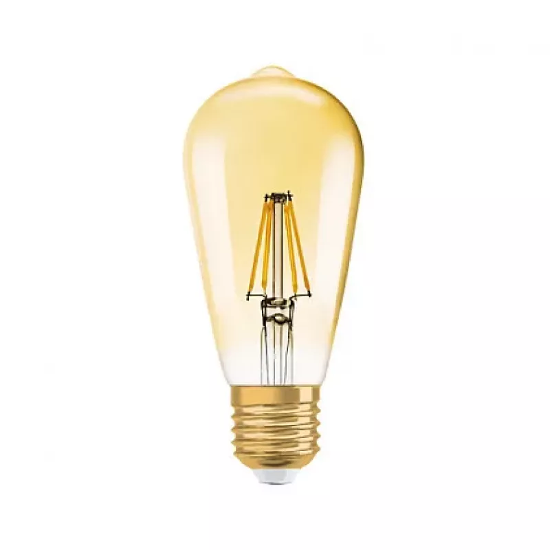OSRAM LED-lamp 6,5W 725lm 2400K E27 dimbaar filament goud