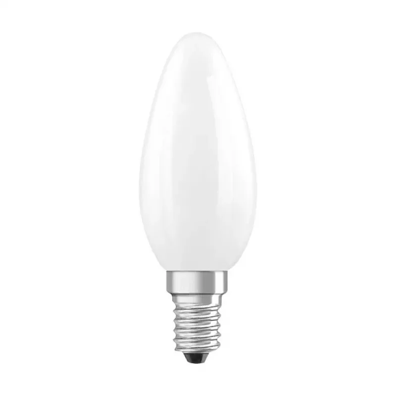 Osram LED CLB40 DIM 3,4W 827 FIL FR E14 P matte dimbare LED-kaarslamp