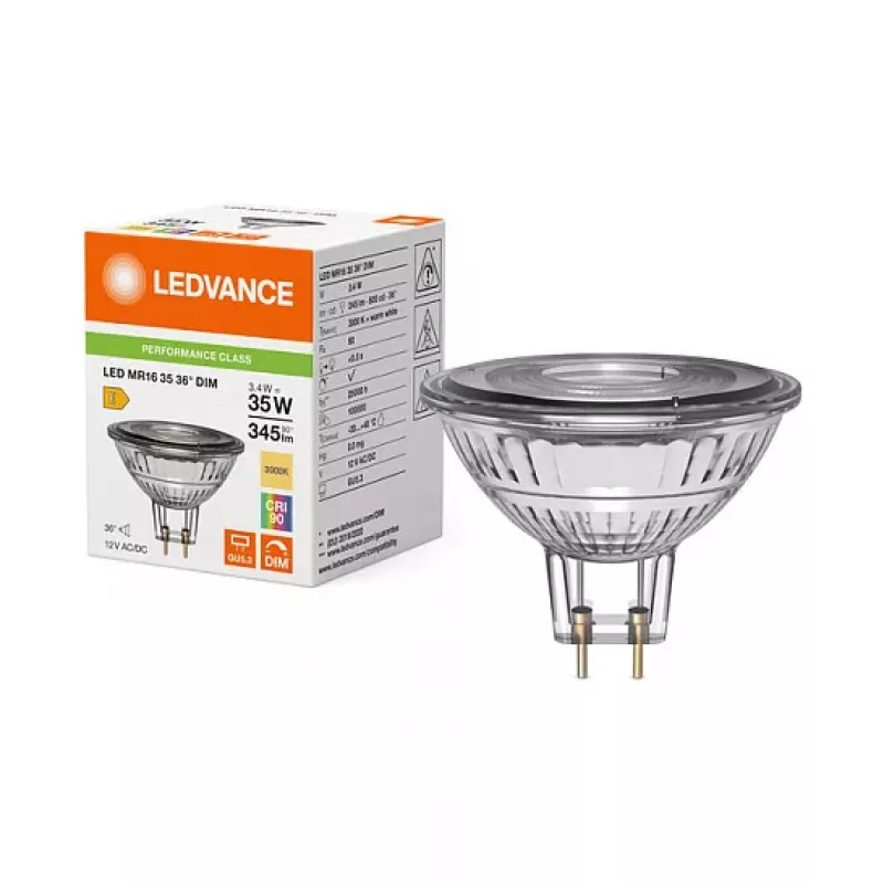 Osram LED MR16 3,4W 930 GU5.3 dimbare laagspannings-LED-reflectorlamp