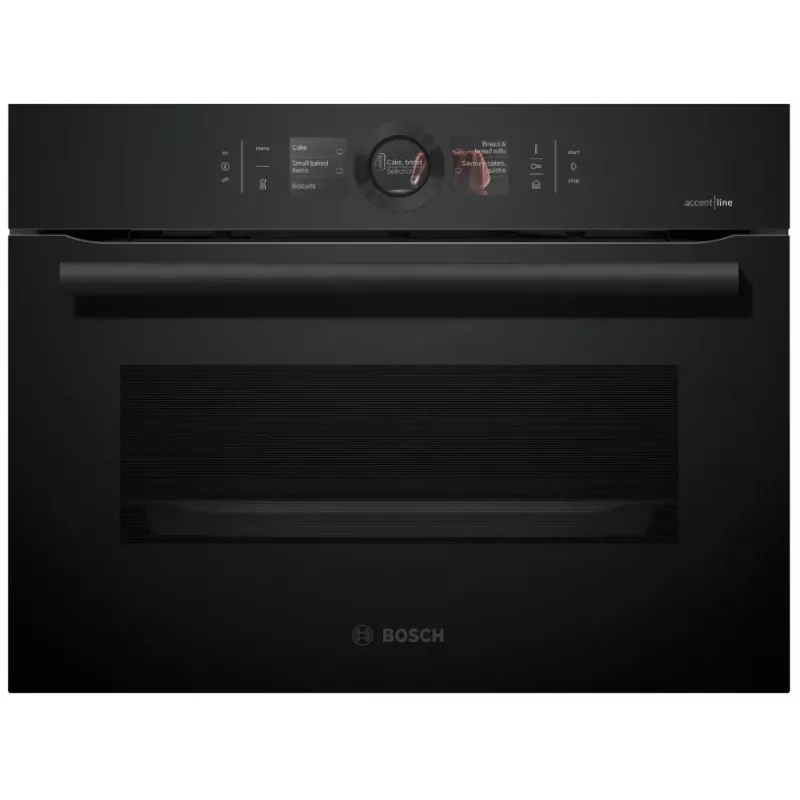 Bosch CSG856RC7 inbouw compactoven met stoomfunctie, 47L, Touch Control, Home Connect
