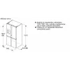 Bosch KFI96AXEA inbouw koel-vriescombinatie met NoFrost, 380L, energie-efficiëntieklasse C, wit