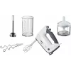 Bosch MFQ37480 ErgoMixx handmixer, 750 W, wit/grijs