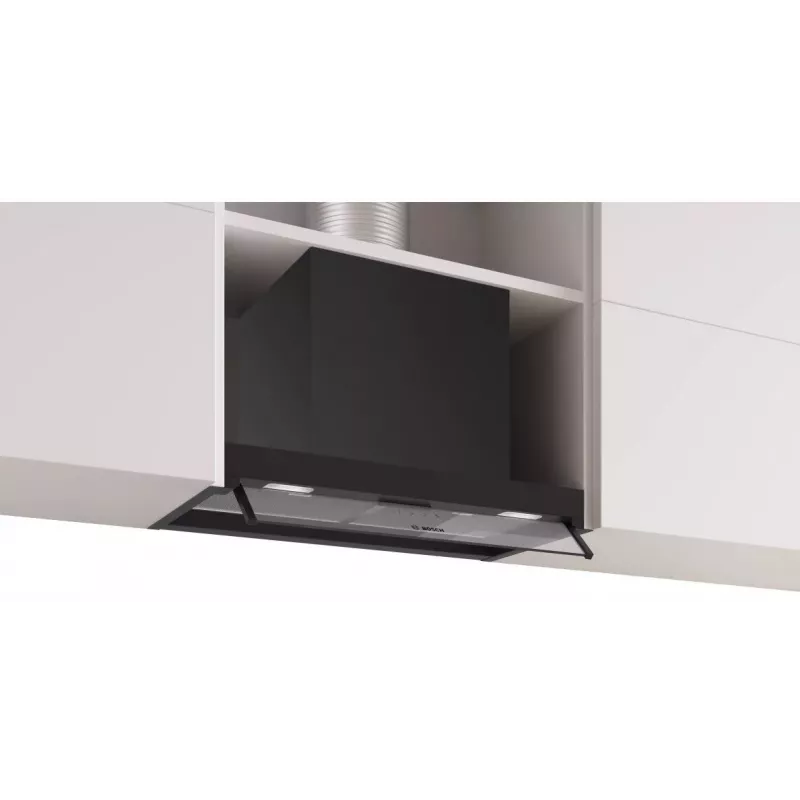 Bosch DBB65CC60 wandafzuigkap, 60 cm, RVS, TouchControl, LED, 700 m³/h intensiefstand, EcoSilence Drive