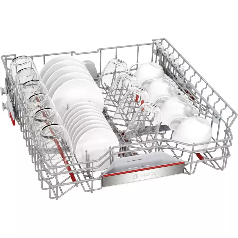 BOSCH SMI6ECS12E Serie 6 semi-geïntegreerde vaatwasser (geborsteld RVS, 60 cm, Home Connect)