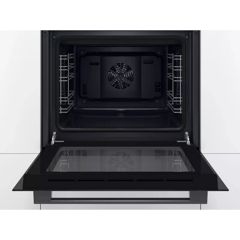 Bosch HND211LB2 zwarte inbouwoven & inductiekookplaat set (HEF113BB0 + NKN645GA2E)