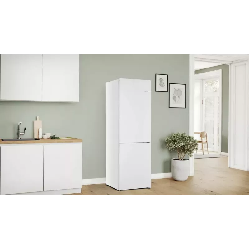Bosch KGN362WCF vrijstaande koel-vriescombinatie, wit, 308L, NoFrost, VitaFresh