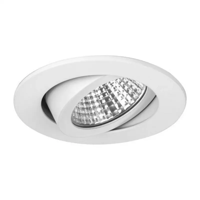 Brumberg 12353073 DAMITA ronde LED-plafondspot 6W 3000K wit IP65 kantelbaar