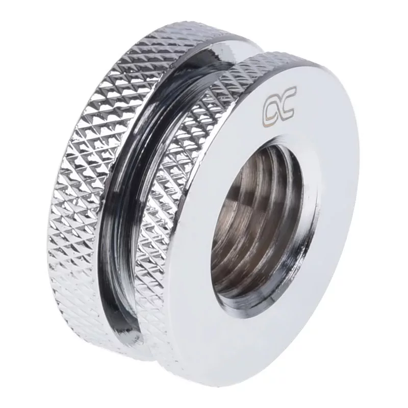 Alphacool HF bulkhead fitting, korte versie, G1/4 - chroom