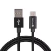 4SMARTS USB-A naar USB-C kabel RapidCord 2A, 2m, zwart