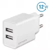 4SMARTS VoltPlug Dual 12W wandlader (zonder kabel), wit