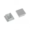 Brumberg 53039260 eindkap-set voor QUALITYFLEX LED-profielen, zilver, kunststof