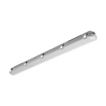 Brumberg 78014114 HUMID ONE rechthoekige vochtbestendige LED-armatuur 38W 4000K grijs IP65 aan/uit