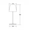BRUMBERG Cameron solar tafellamp 2,2W IP54 zwart