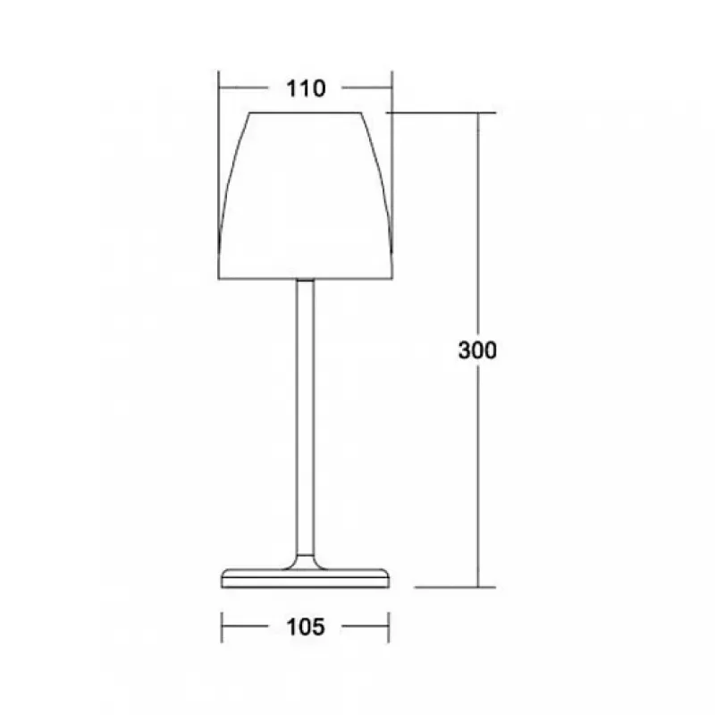 BRUMBERG Cameron solar tafellamp 2,2W IP54 zwart