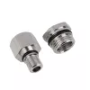 Aqua Computer adapterset recht Eheim 1046 naar G1/4 inch binnendraad - zilver