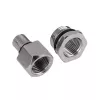 Aqua Computer adapterset recht Eheim 1046 naar G1/4 inch binnendraad - zilver
