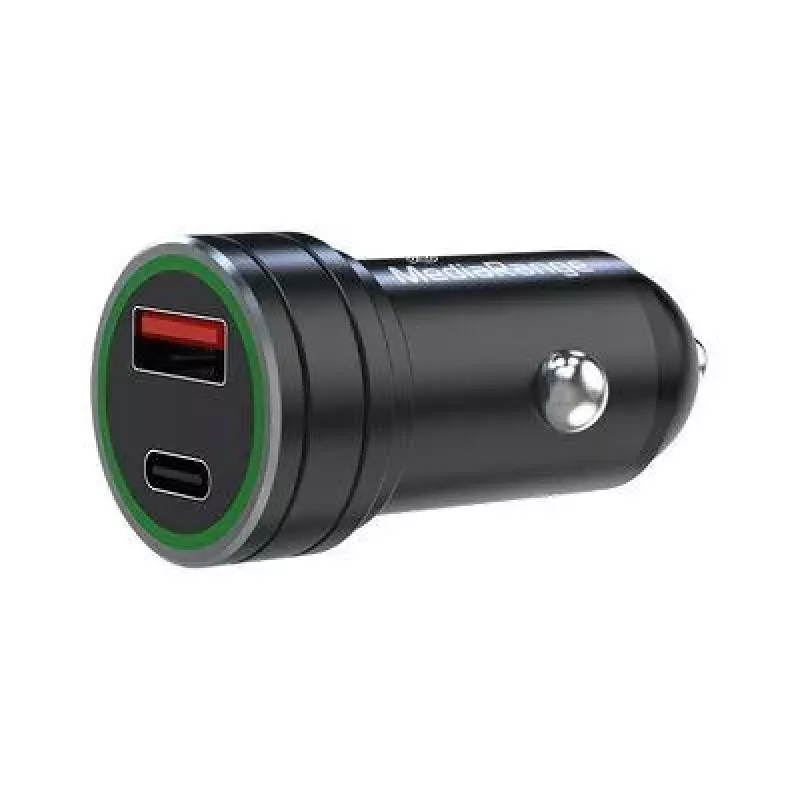 MEDIARANGE MRMA120 20W USB-C autolader met Power Delivery, zwart