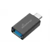 MEDIARANGE MRCS216 USB-A naar USB-C adapter, zwart, 5 Gbit/s