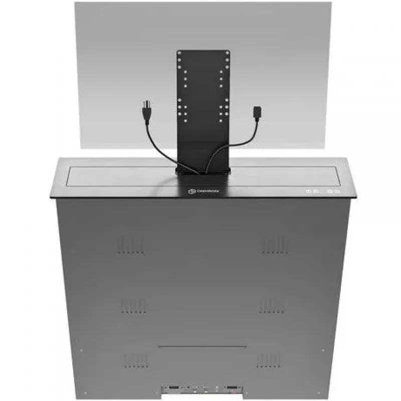 ONKRON Monitorstandaard met lade, tot 24 inch, zwart, NWSSC24-B