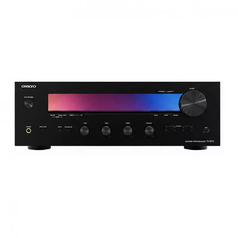 Onkyo TX-8470BMMP stereoreceiver met Class G-versterking, 110W/kanaal, zwart
