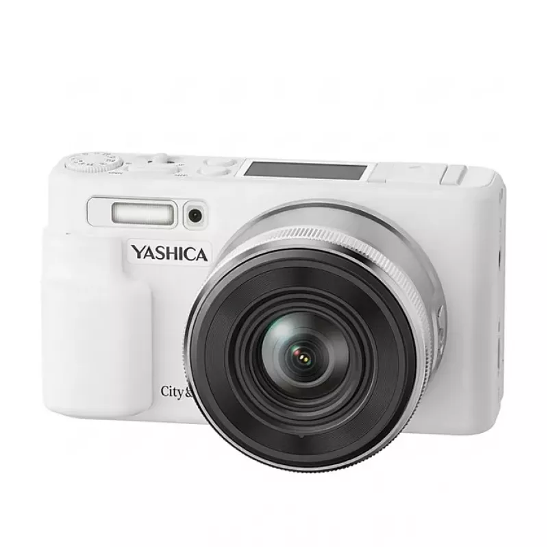Yashica City 200 digitale compactcamera, 10x optische zoom, wit