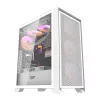 Darkflash DRX70 MESH witte mid-tower computerbehuizing met 4 RGB-ventilatoren
