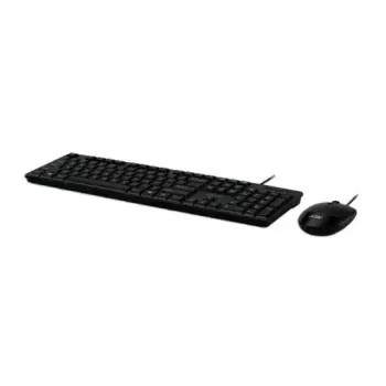 Acer AAK400 bedrade toetsenbord- en muisset - US-layout - zwart - retail pack