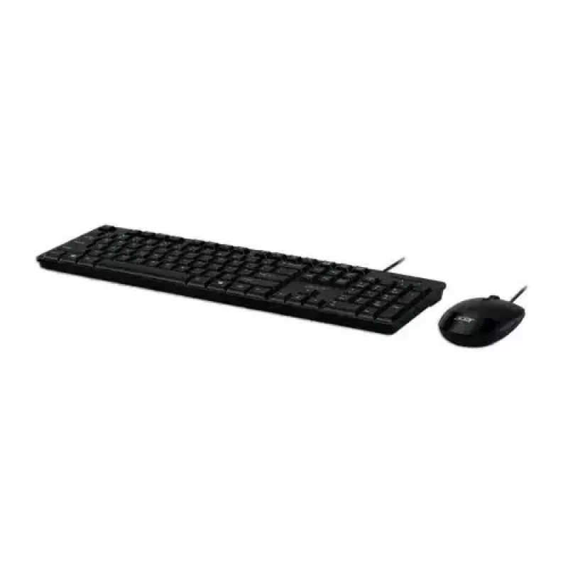 Acer AAK400 bedrade toetsenbord- en muisset - US-layout - zwart - retail pack