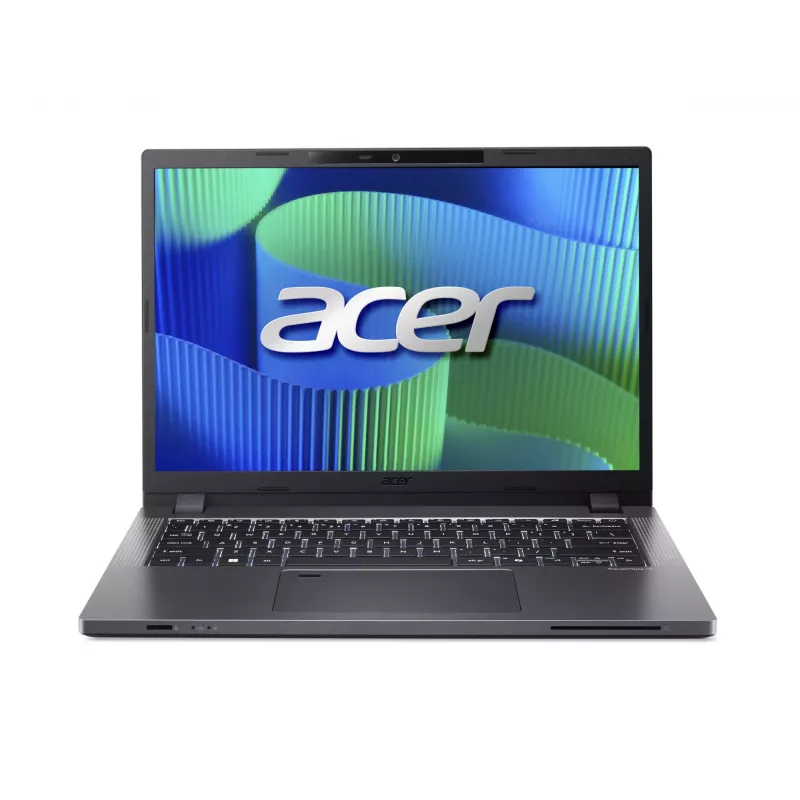 Acer TravelMate TMP214-55-G2-TCO-366Q 14 inch WUXGA Intel Core 3 100U 16 GB RAM 512 GB SSD Intel Iris Xe Graphics Windows 11 Pro grijs Engels toetsenbord verlicht